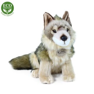 Obrázek z Vlk sedící plyš 24cm  
